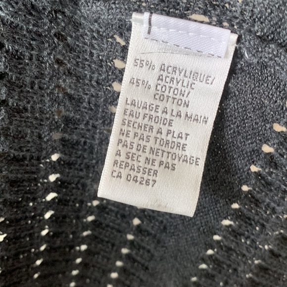 Laura Petites sz XS grey heather shawl collar open cardigan EUC - Picture 3 of 4